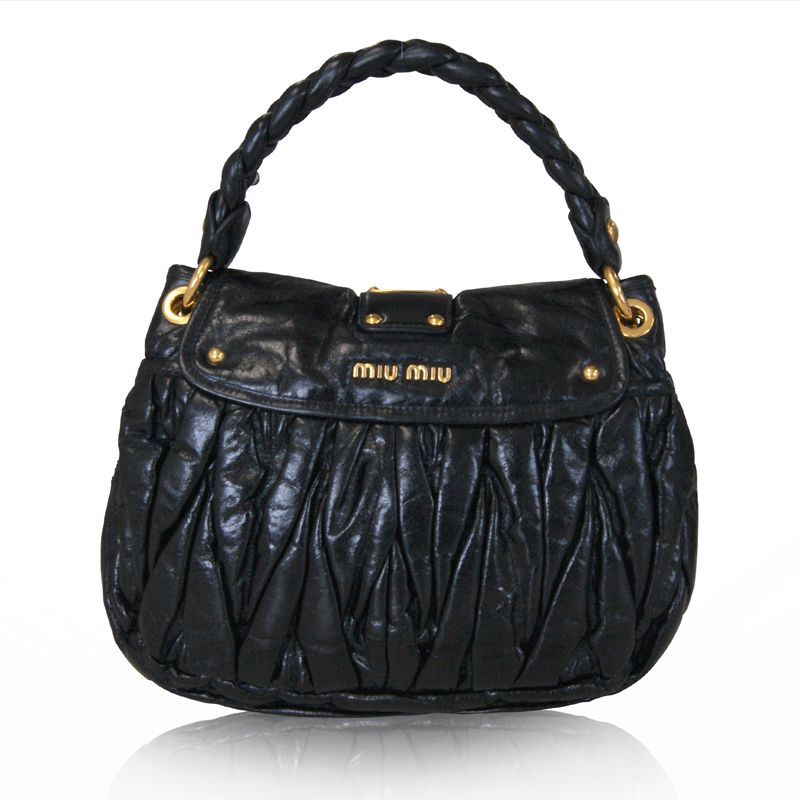 Miu Miu ミュウミュウ マトラッセ 2WAYバッグ ブラック系 | 結婚式