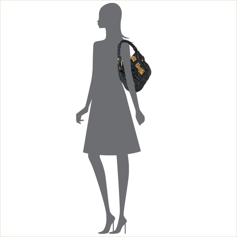 Miu Miu ミュウミュウ マトラッセ 2WAYバッグ ブラック系 | 結婚式