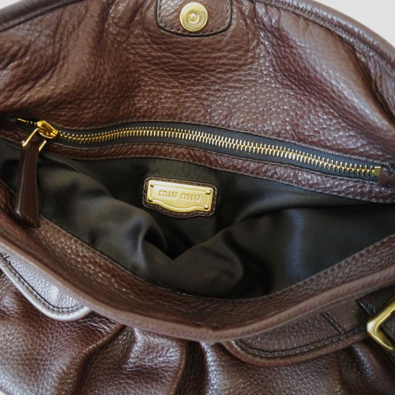 Miu Miu ミュウミュウ 2WAYショルダーバッグ ブラウン系 | 結婚式