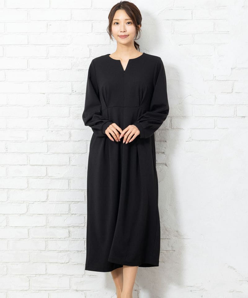 23区 トリアセダブルジョーゼットワンピース ネイビー系 | 結婚式