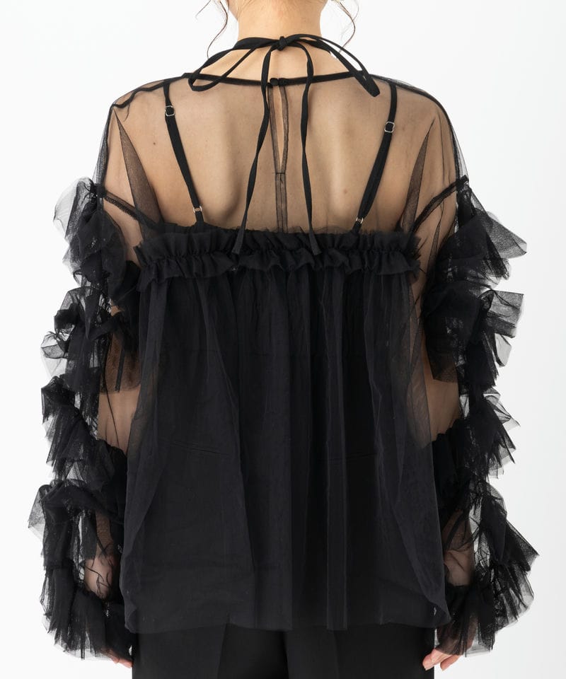 ANDRESD アンドレスド デコラティブチュールトップス&ダブルクロス