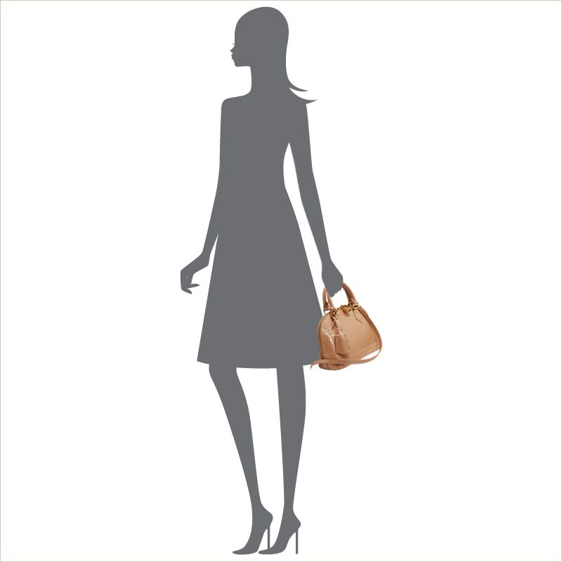 売上特価 Louis Vuitton アルマBB ヴェルニ ピンクベージュ 美品 