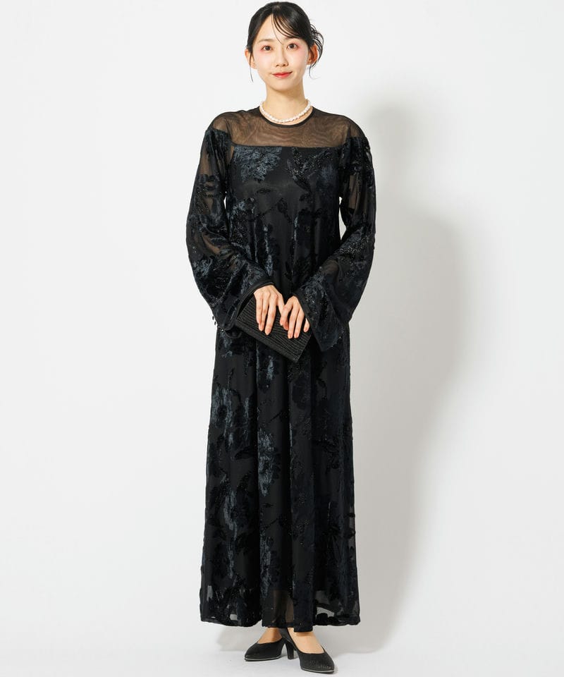 Ameri VINTAGE アメリヴィンテージ シアージャガードAラインドレス