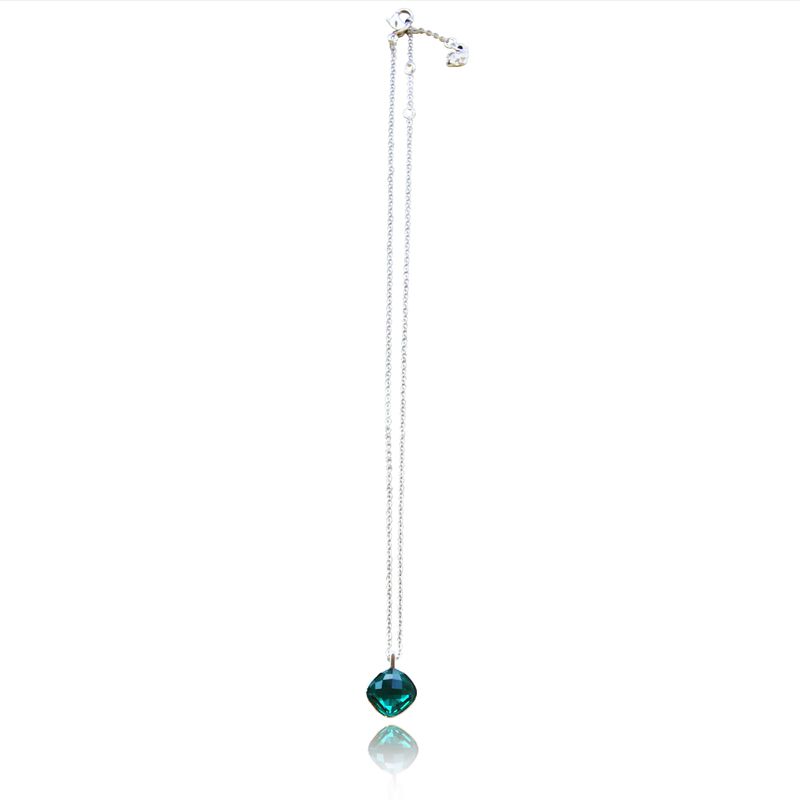 Swarovski スワロフスキー ダイヤ型ネックレス その他 x グリーン系