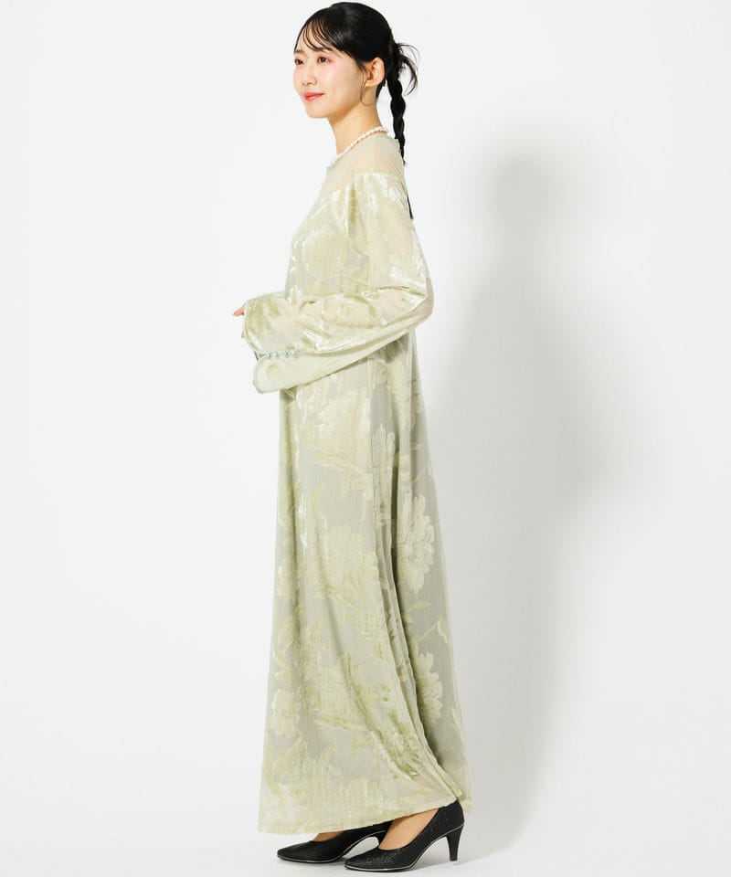 Ameri VINTAGE アメリヴィンテージ シアージャガードAラインドレス