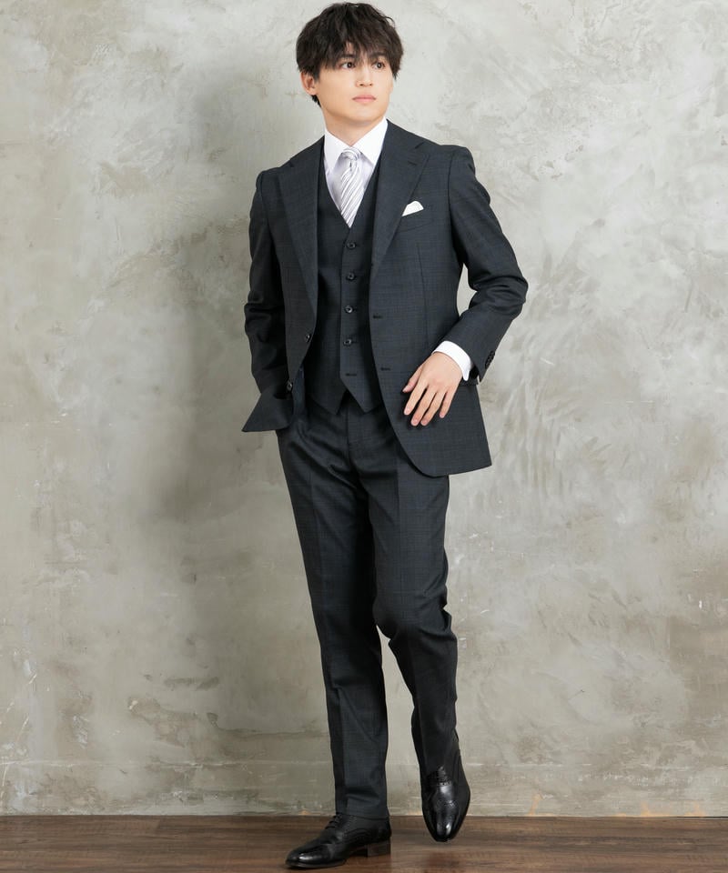 SUIT SQUARE 【7点セット】シャドーオーバーチェック・スリーピース