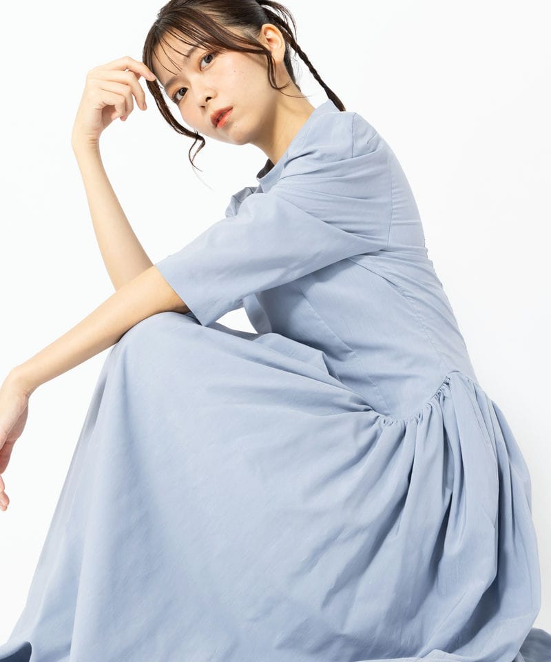【完売商品】Ameri vintage オケージョンドレス　ロンパース　水色 Ameri VINTAGEのレンタルアイテム | 結婚式パーティーのレンタルドレス