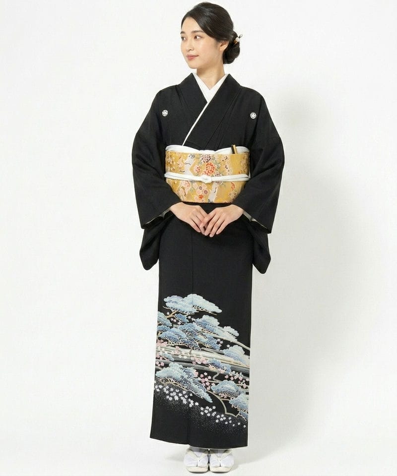 Select Shop 【黒留袖】鳳凰に扇面文様 ブラック系 | 結婚式パーティー