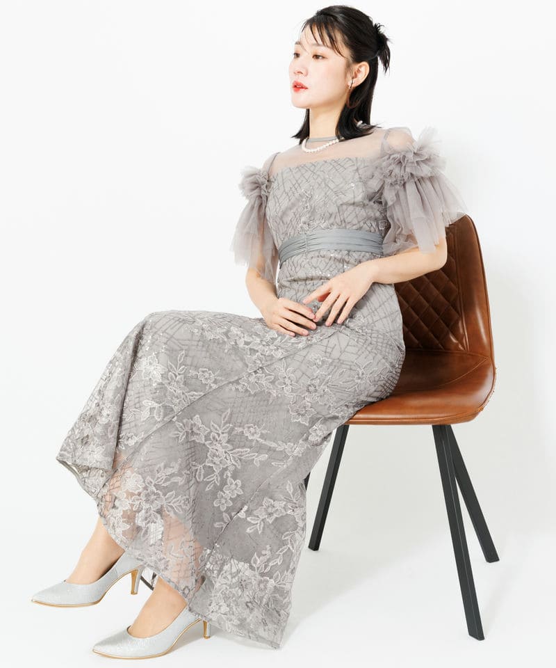 Leja/パーティードレス/グレー系のレンタルアイテム | 結婚式