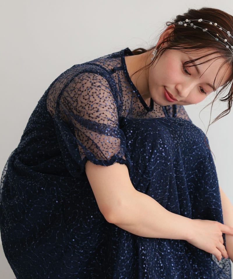 パーティードレス/ネイビー系のレンタルアイテム | 結婚式パーティーの