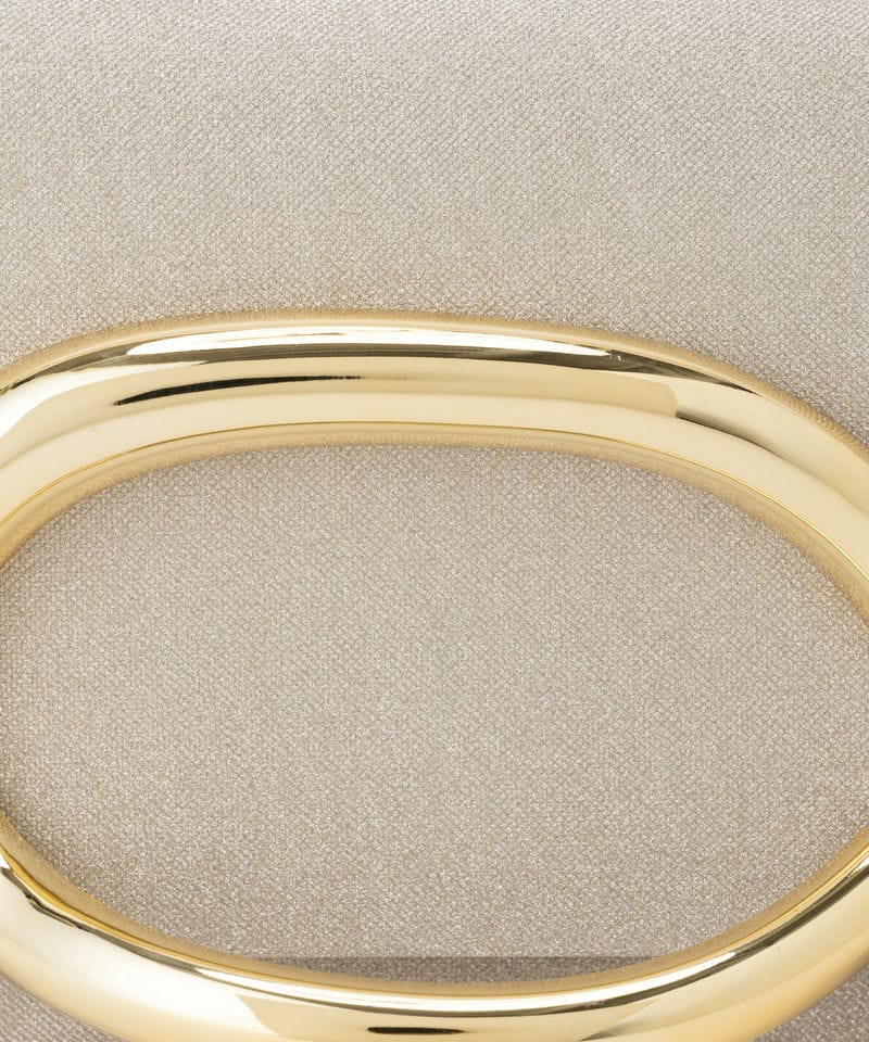 et.UNiVER エト.ユニヴェール ビックモチーフクラッチバッグ ゴールド