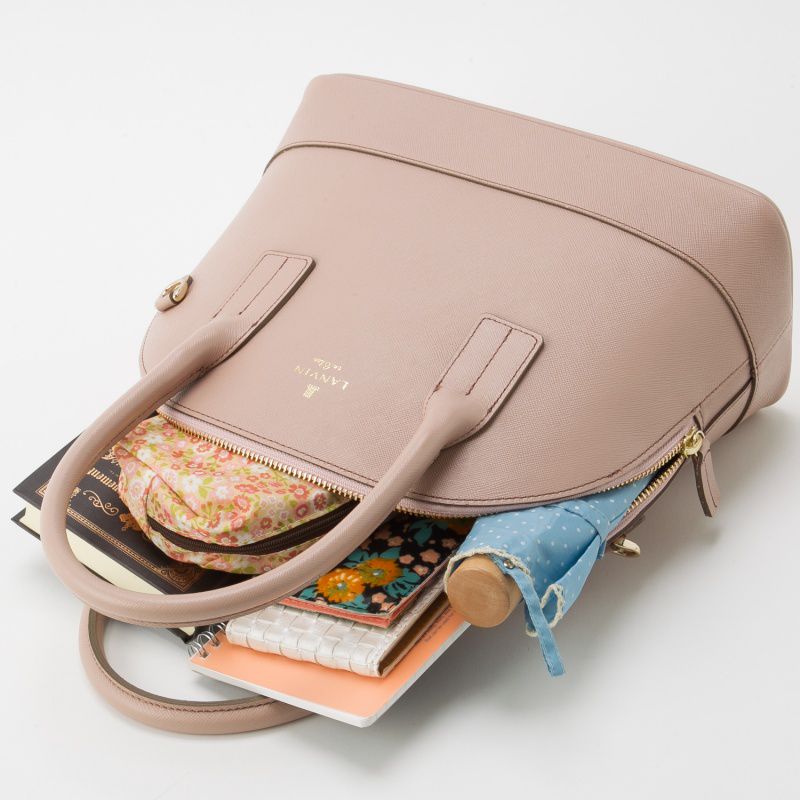 LANVIN en Bleu ランバンオンブルー ブガッティ2wayバッグ ピンク系