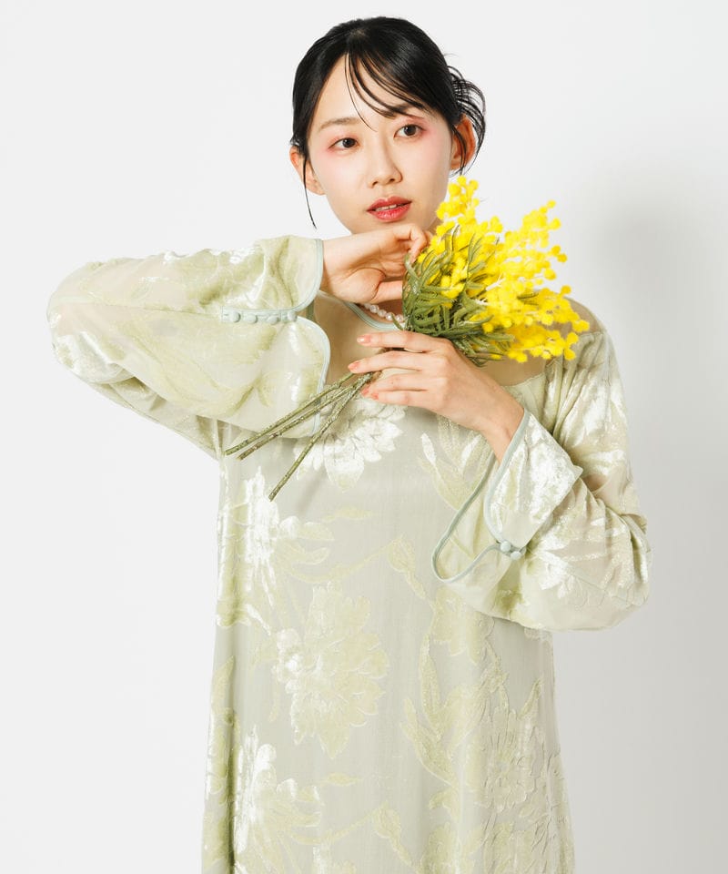 Ameri VINTAGE アメリヴィンテージ シアージャガードAラインドレス