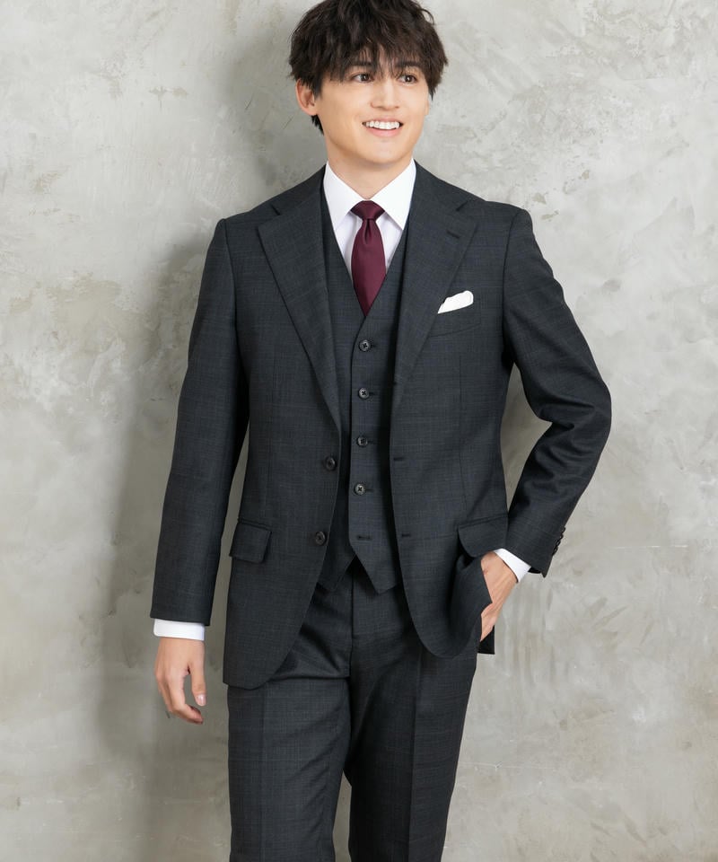 SUIT SQUARE 【7点セット】シャドーオーバーチェック・スリーピース