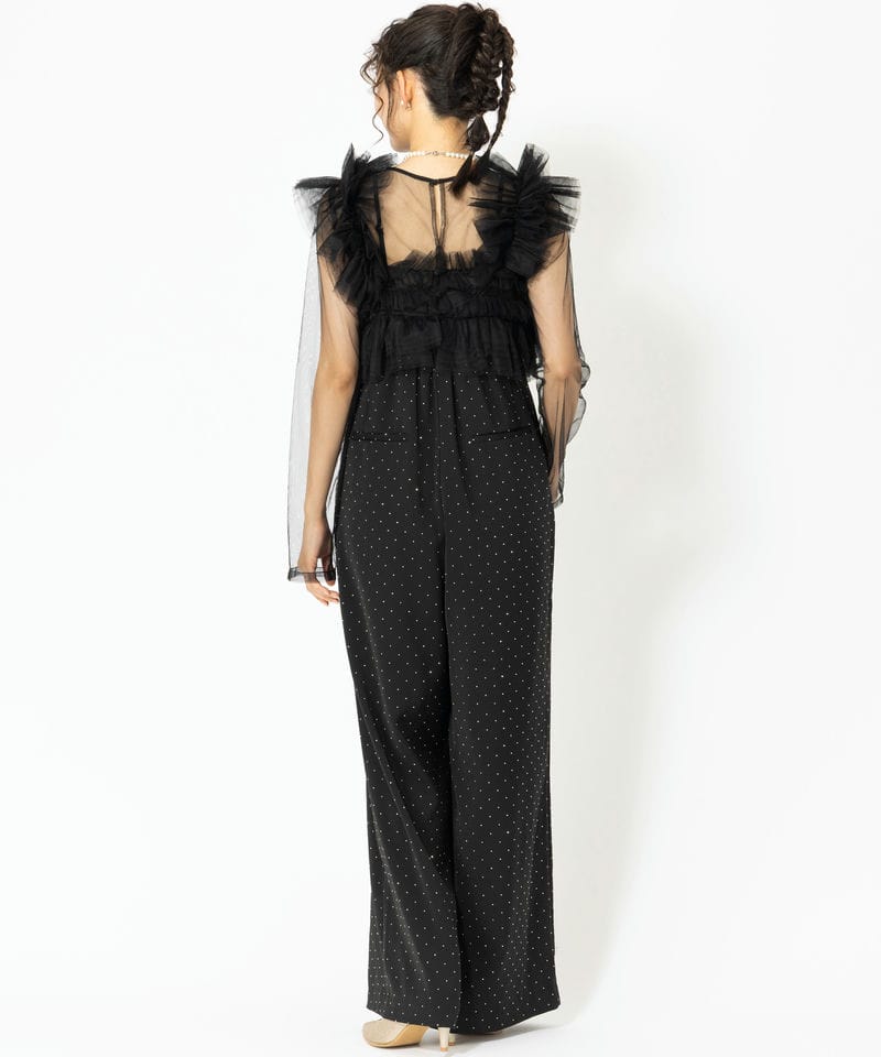 andrea＆co. ドットボリュームチュールドレス andrea＆co. ドット