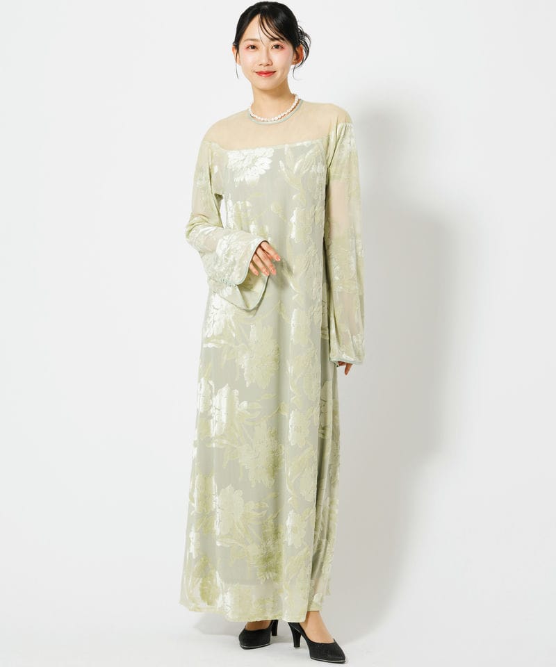 Ameri VINTAGE アメリヴィンテージ シアージャガードAラインドレス
