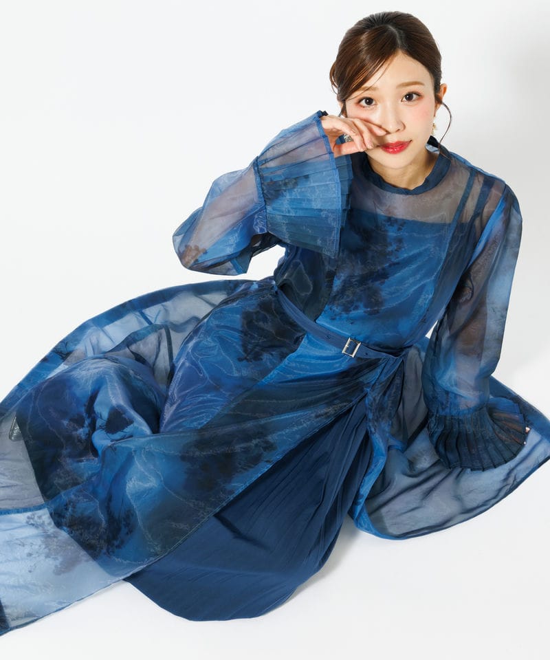 FRAY I.D フレイアイディー グロッシーレースジャガードマーメイド