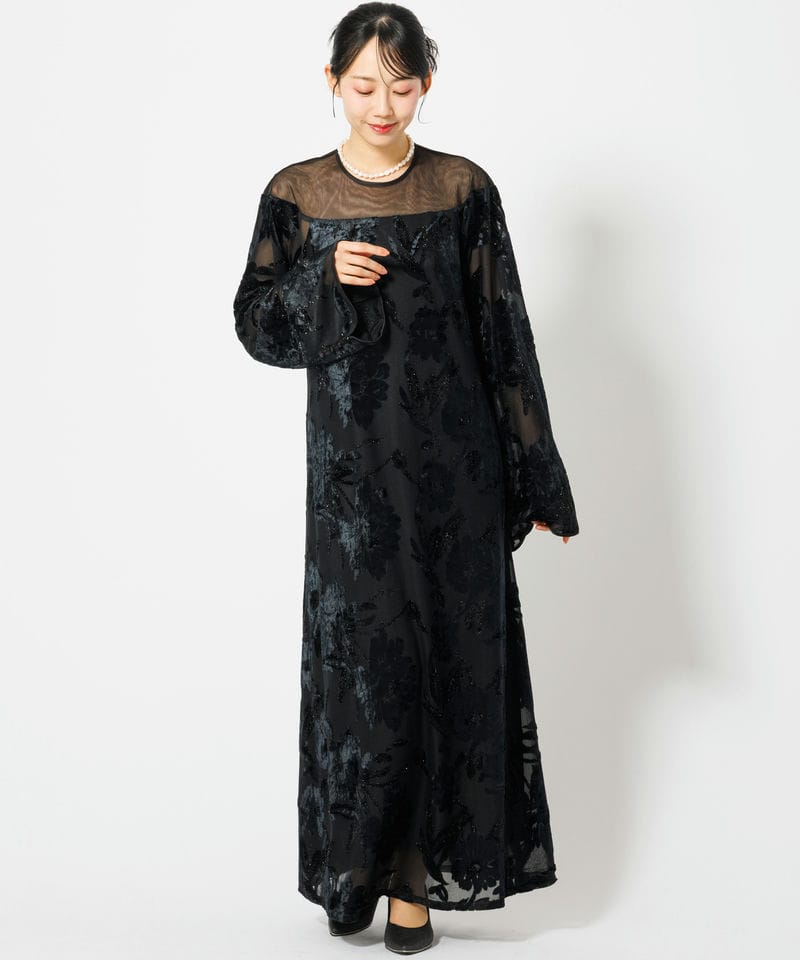 Ameri VINTAGE アメリヴィンテージ シアージャガードAラインドレス