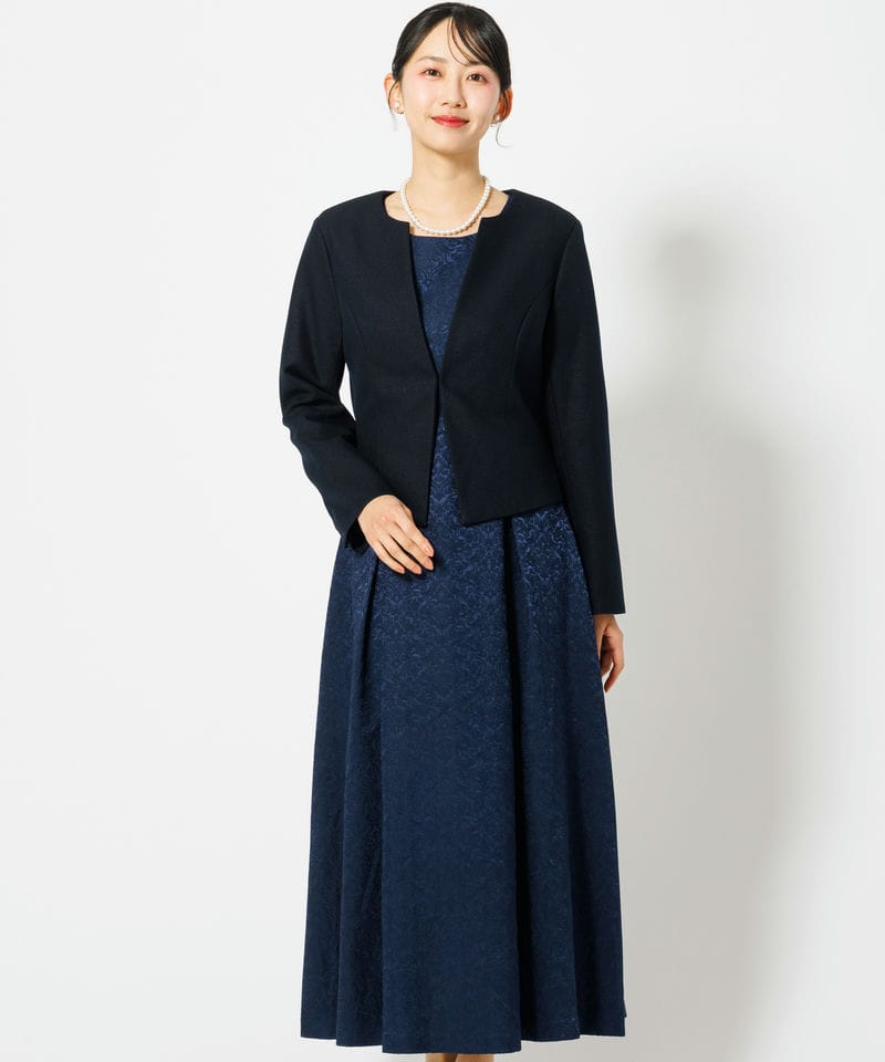JOIEVE ジョエブ シャインベーシックドレス ネイビー系 | 結婚式