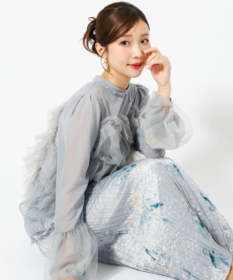 【完売品】WILLFULLYオケージョンドレス ウィルフリーミント 結婚式 WILLFULLYのレンタルアイテム | 結婚式パーティーのレンタルドレス