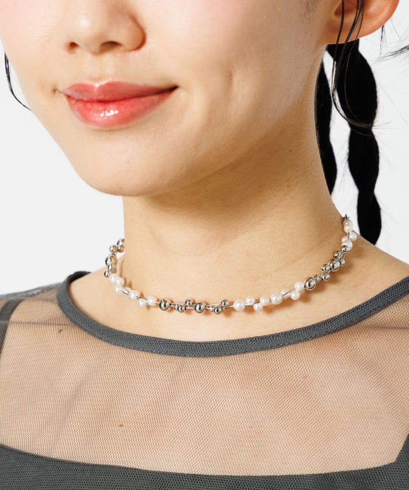kaene カエン ミラージュパールチョーカー シルバー系 | 結婚式 kaene カエン ミラージュパールチョーカー シルバー系 | 結婚式