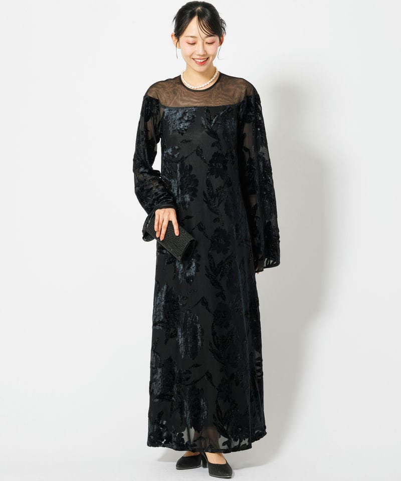 Ameri VINTAGE アメリヴィンテージ シアージャガードAラインドレス