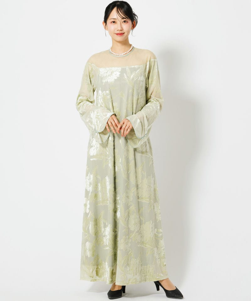 Ameri VINTAGE アメリヴィンテージ シアージャガードAラインドレス