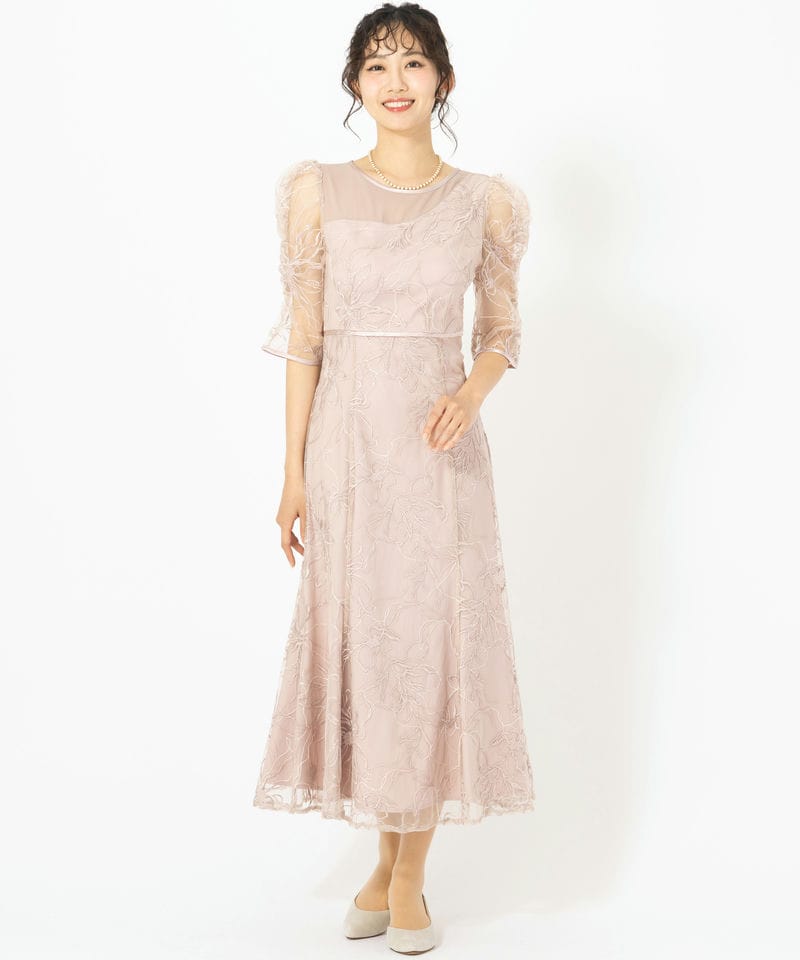 WILLSELECTION ウィルセレクション 刺繍レースアシンメトリー