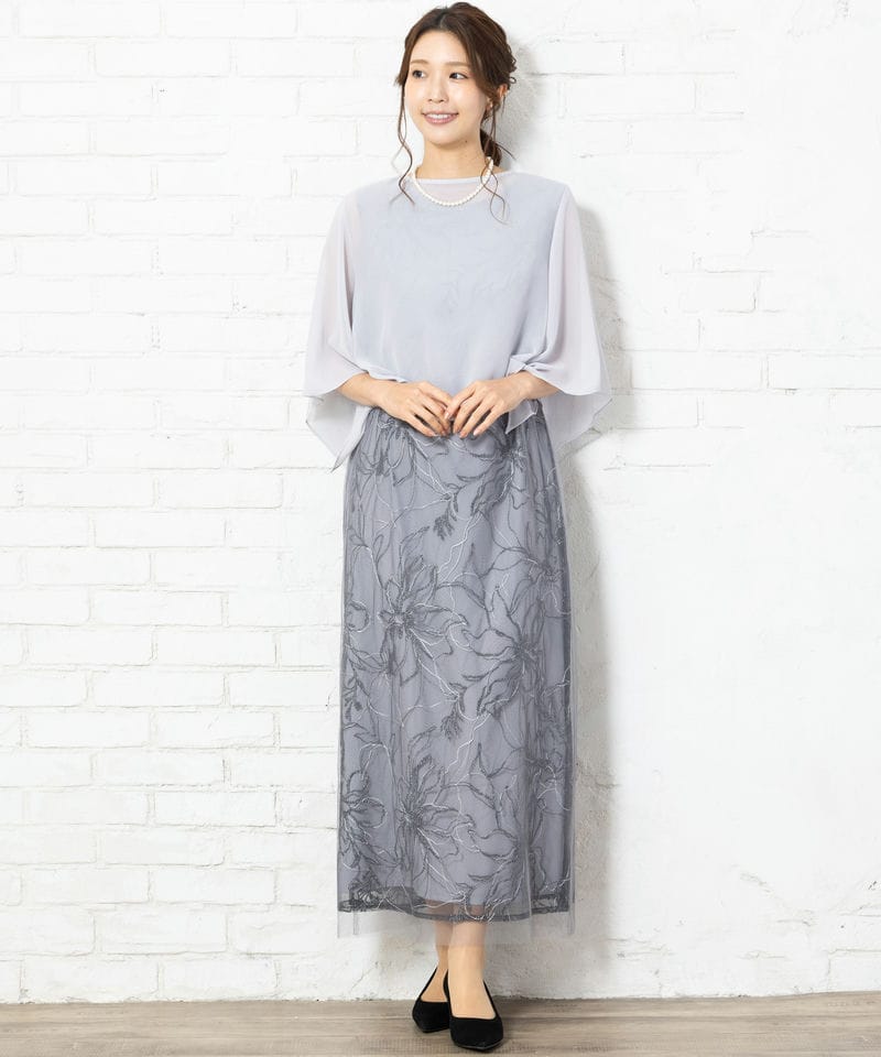Ameri VINTAGE アメリヴィンテージ ディメンショナルグロスドレス