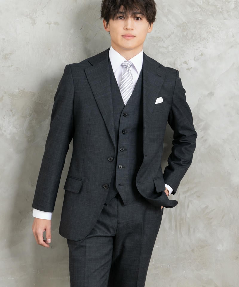 SUIT SQUARE 【7点セット】シャドーオーバーチェック・スリーピース