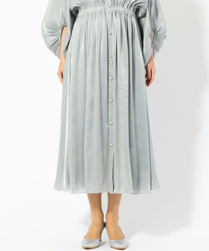 Arobe シャンブレードレス　ブルーグレー Arobe アローブ シャンブレードレス グレー系 x ブルー系 | 結婚式
