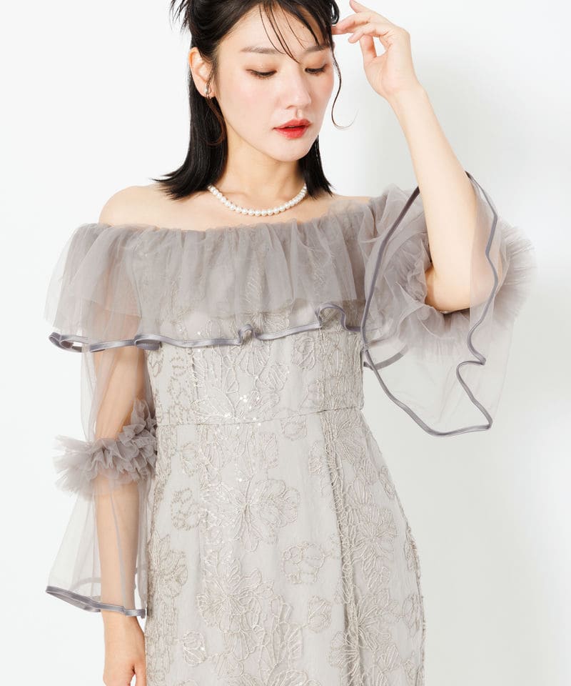 Leja/パーティードレス/グレー系のレンタルアイテム | 結婚式