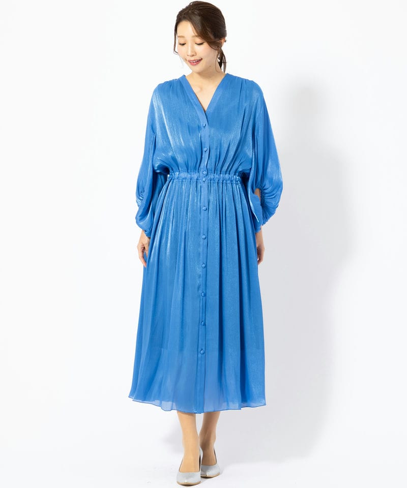 Arobe アローブ シャンブレードレス ブルー系 | 結婚式パーティーの