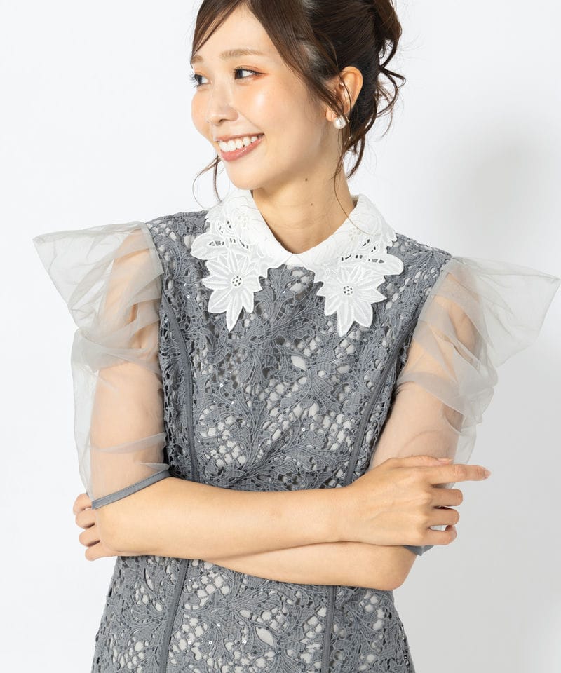 Leja/パーティードレス/グレー系のレンタルアイテム | 結婚式