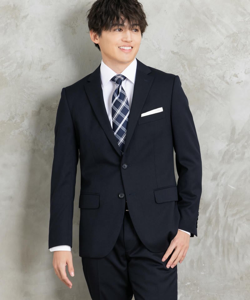 Select Shop ベーシックストライプツーピーススーツ ネイビー系 | 結婚