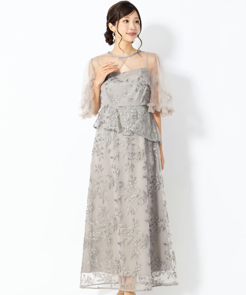 Leja/パーティードレス/グレー系のレンタルアイテム | 結婚式
