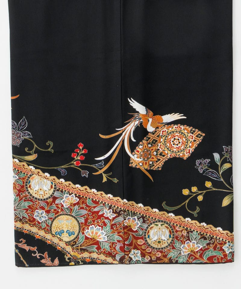 Select Shop 【黒留袖】金彩辻が花調鳳凰に流水文様 ブラック系 | 結婚 