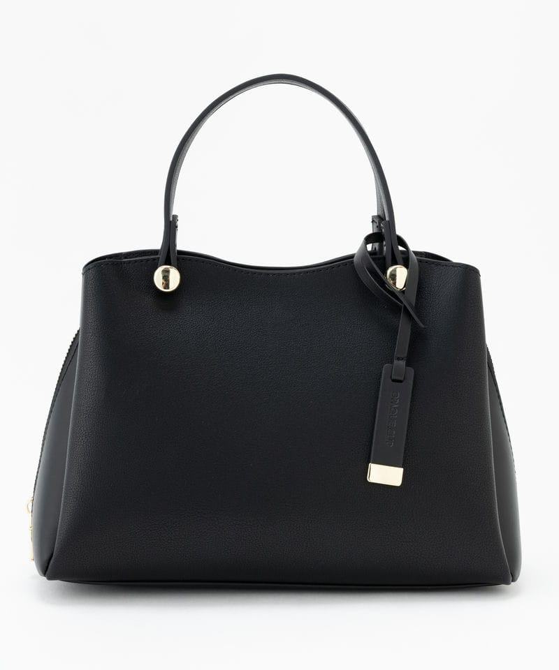 FURLA フルラ サフィアーノレザー2WAYショルダーバッグ ブラック系