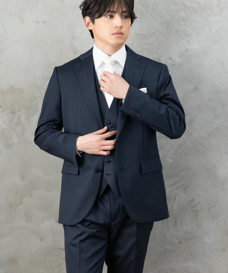 SUIT SQUARE スーツスクエア ピンヘッド・ストレッチスリーピース